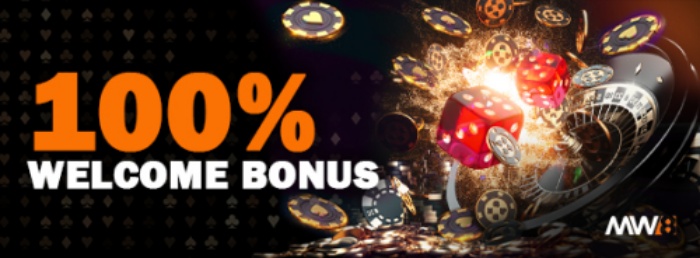 MW8 Welcome bonus 100%